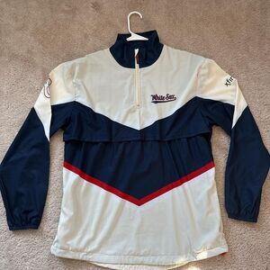 NEW Chicago White Sox Quarterzip Windbreaker Men’s Size XL